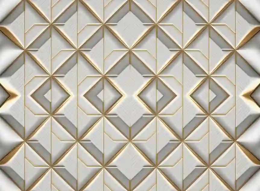 3d wallpaper seamless pattern with golden lines gray squares 1 3d wallpaper seamless pattern with golden lines gray squares