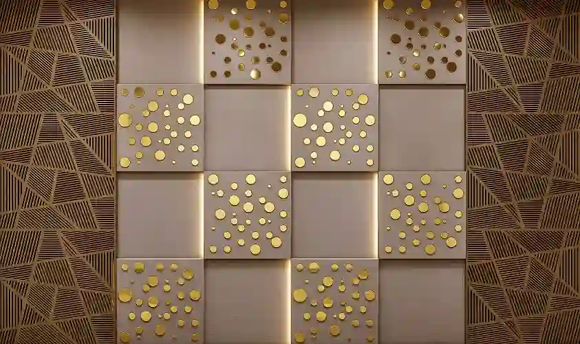 3D Interior Gold Brown Wall Panel Wallpaper - 3D Decore Wallpaper 2 3D Interior Gold Brown Wall Panel Wallpaper - 3D Decore Wallpaper Free Download.