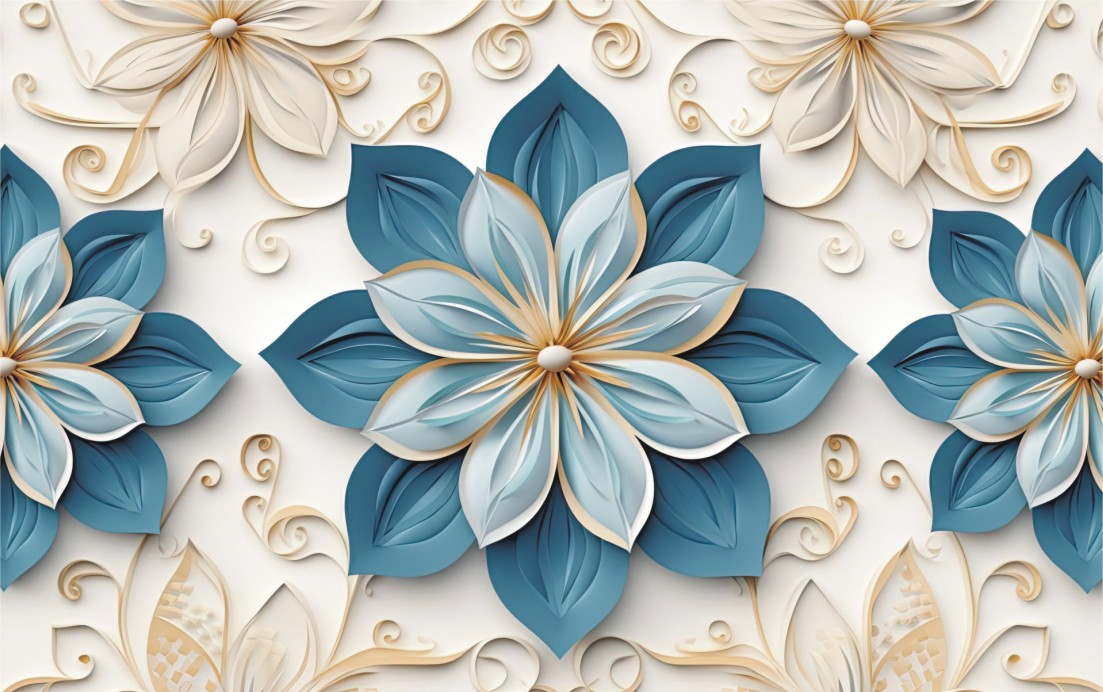 patter flower 3D Wallpaper free Download 
