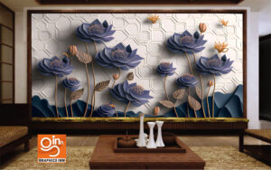 3D Luxury Pattern Floral Wallpaper - Decor Wallpaper