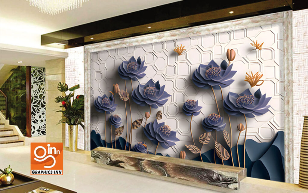 3D Luxury Pattern Floral Wallpaper - Decor Wallpaper 