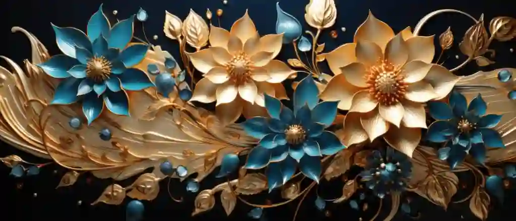 3D Wallpaper Luxury Floral Abstract Background an Elegant Illustration 3 3D Wallpaper Luxury Floral Abstract Background An Elegant Illustration
