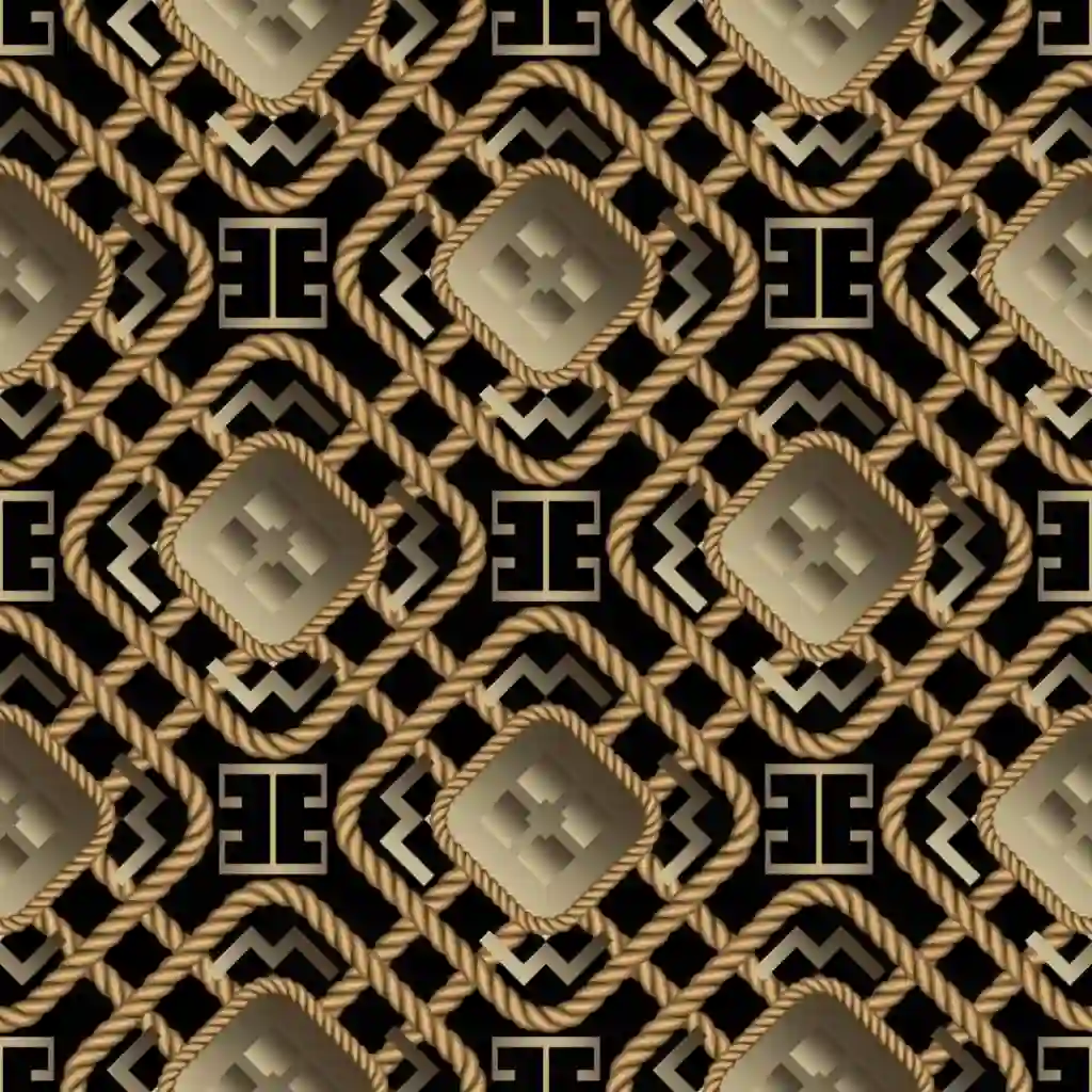 Byzantine Brilliance 3D Seamless Greek Pattern with Gold 3D Wallpaper 3 Byzantine Brilliance 3D Seamless Greek Pattern with Gold 3D Wallpaper