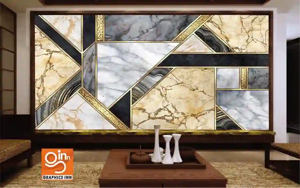 Modern Marble Agate and Gold Abstract Art Deco Background 1 Front 24
