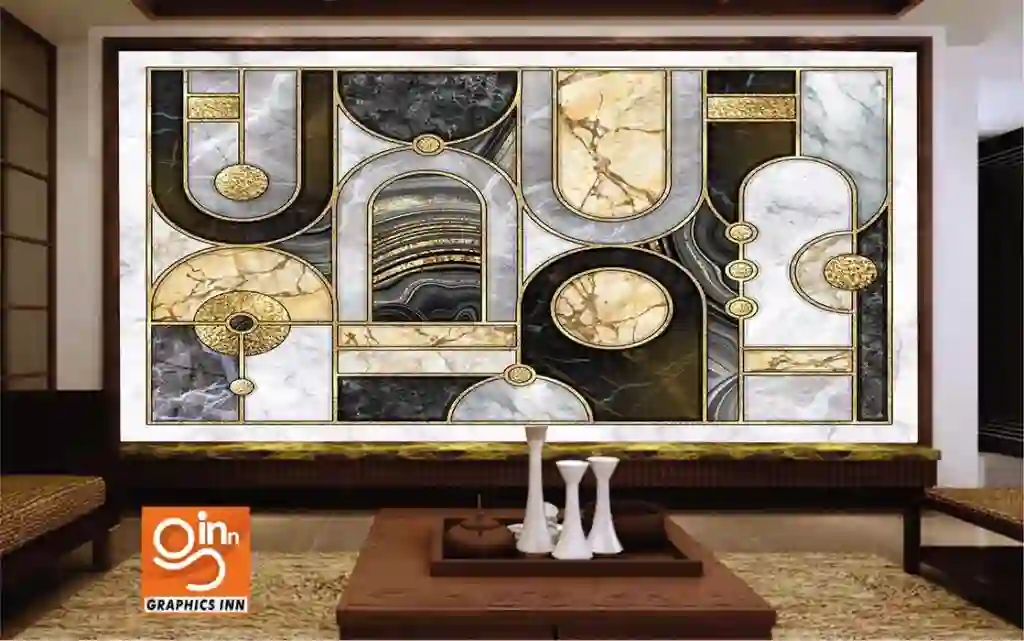 Modern Mosaic Symphony Textured Wall Tiles Wallpaper 1 Front 28