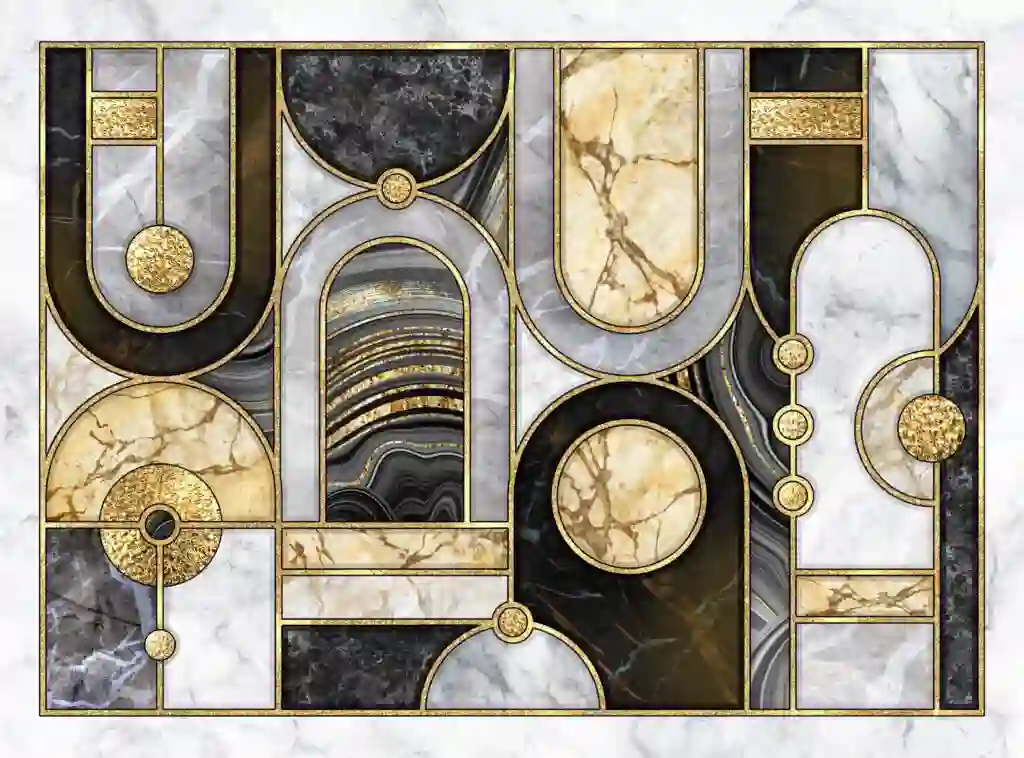 Modern Mosaic Symphony Textured Wall Tiles Wallpaper 3 Modern Mosaic Symphony Textured Wall Tiles Wallpaper