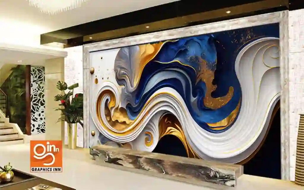 Stunning 3D Wallpapers for Wall Decor Resin Geode and Abstract Art 2 Side 32