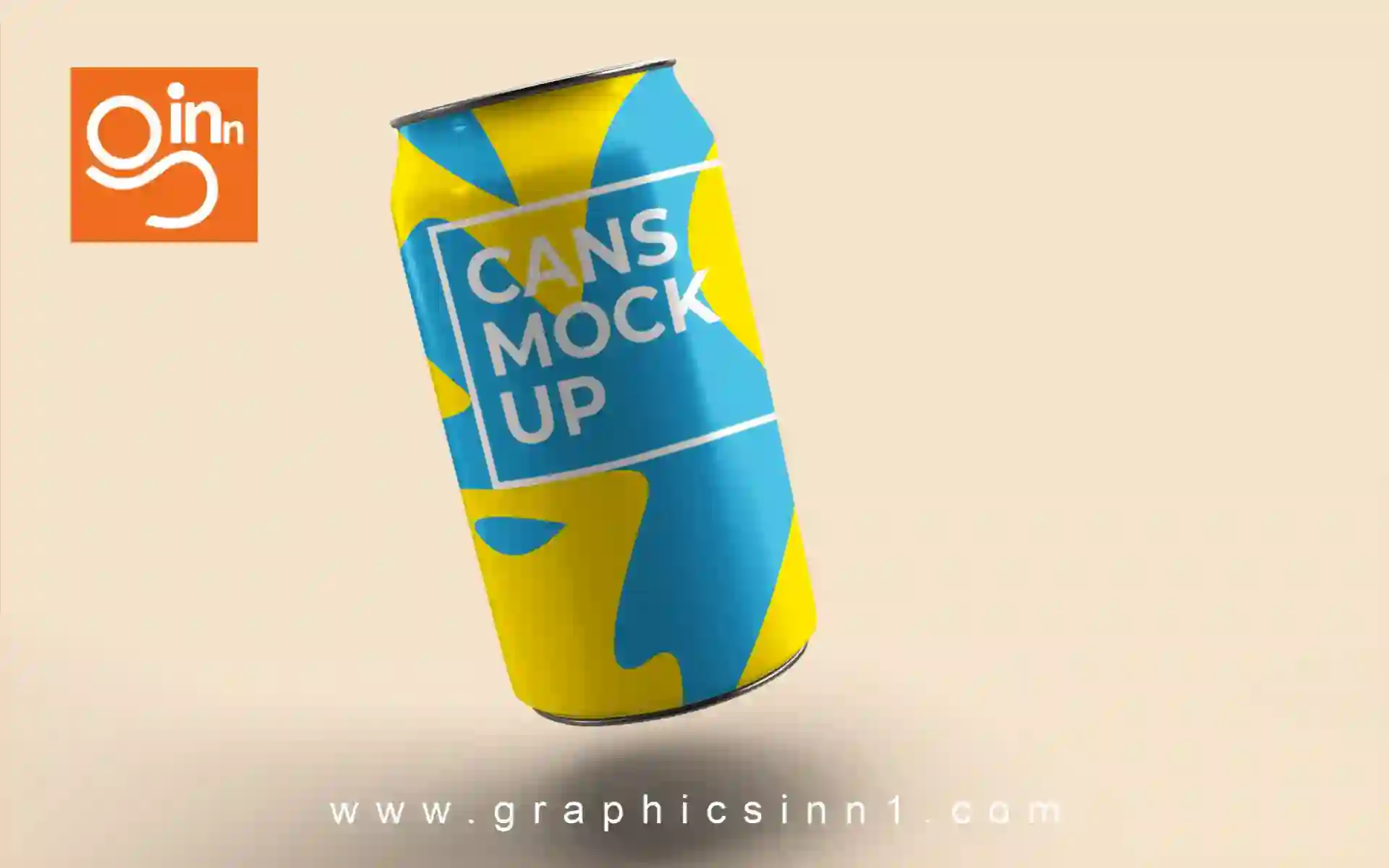 Beverage Product Can Mockup 1 Beverage Product Cans Mockups