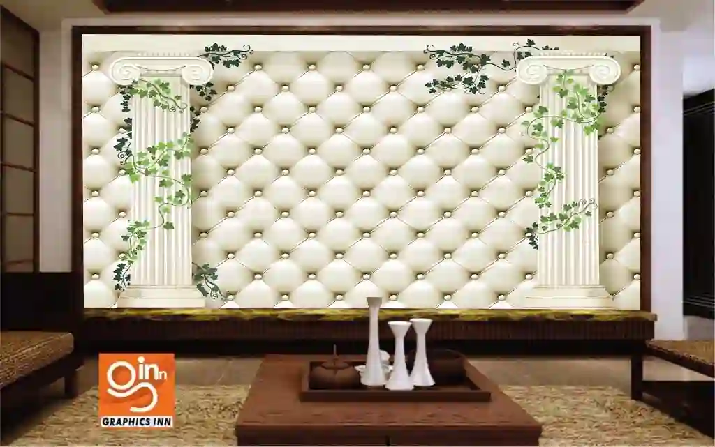 3d illustration of flower background decorations 3d wallpaper 1 Graphics inn img 2