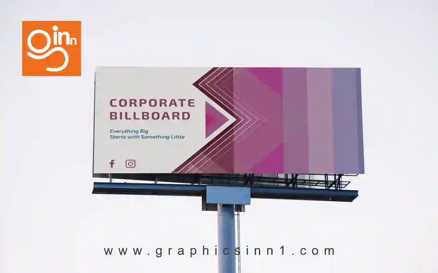 Billboard Mockup Sunset Sky 1 billboard mockup sunset sky