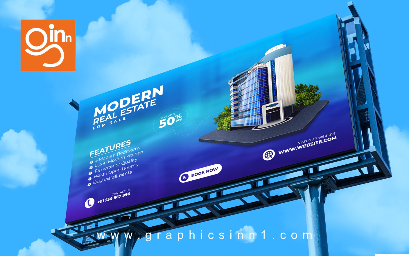 commercial billboard mockup display outdoor design