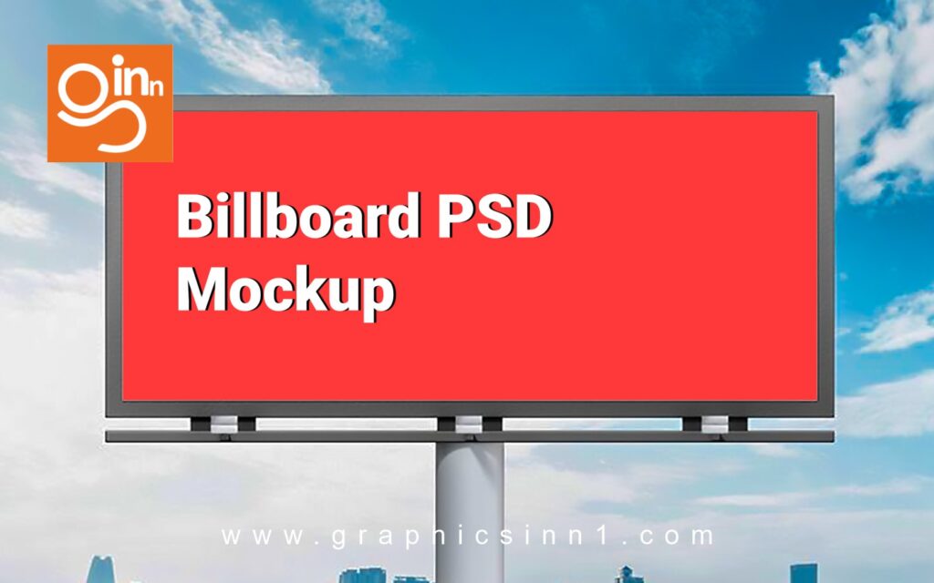 free city outdoor billboard mockup advertisement