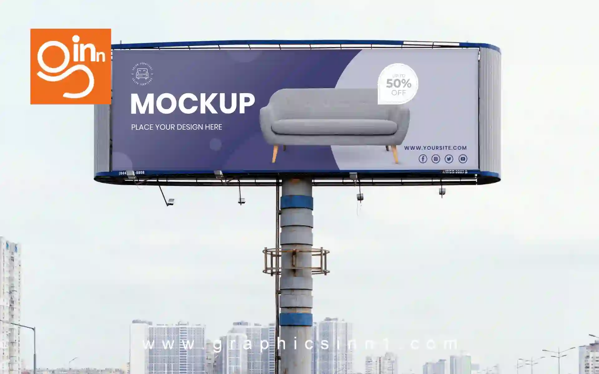 Street Billboard Display Mockup 1 1 street billboard display mockup 1