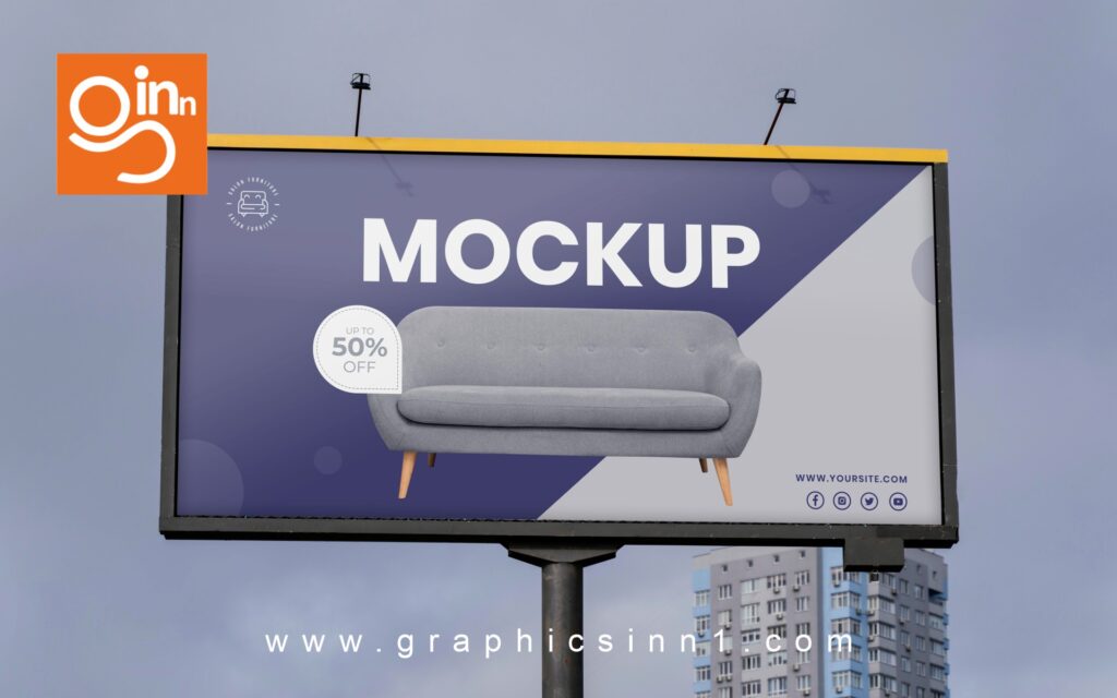 street billboard display mockup