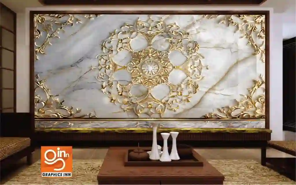 Marble with golden texture AI-Generated 1 Marble with Golden Texture AI-Generated Background