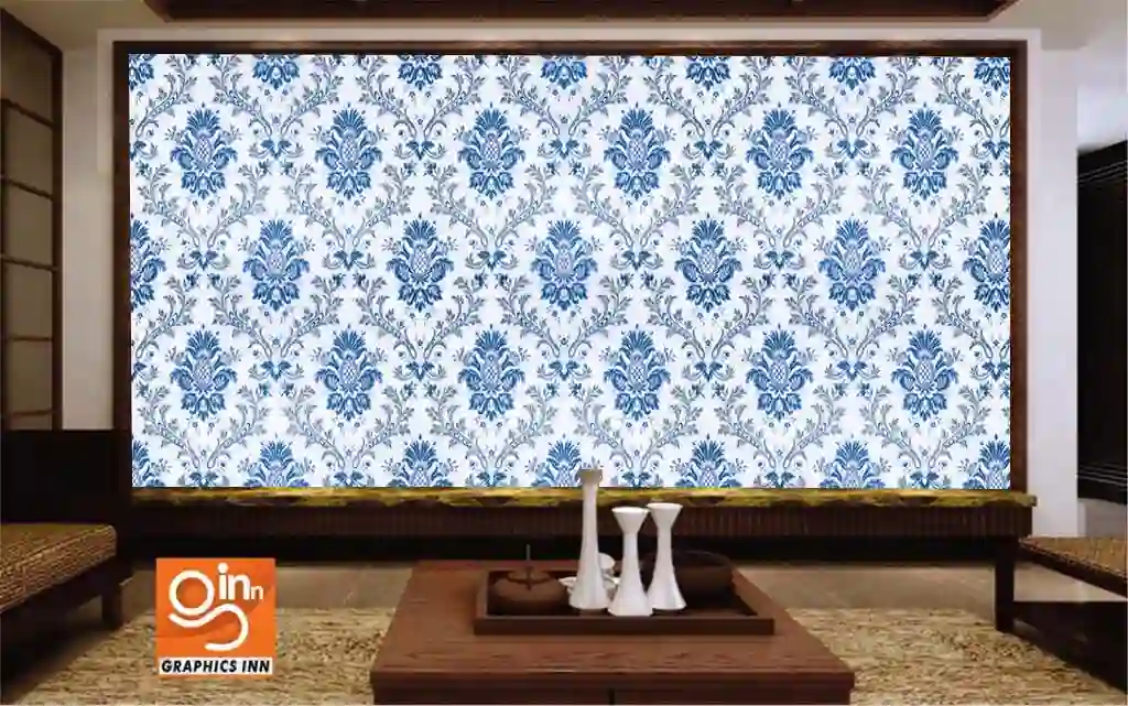 Retro Antique Vintage Blue White Wallpaper Texture 1 Graphics inn img 15