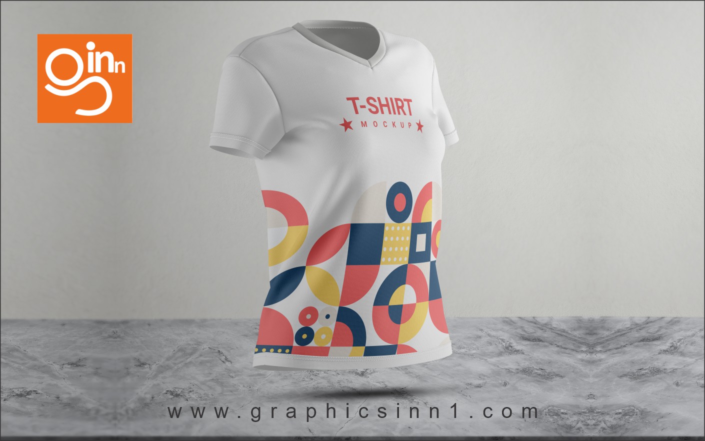 Side View Fashion Cloth 
T-shirt Mockup 