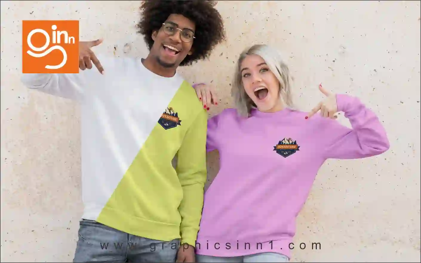 Young Friends Wearing Hoodies Mockup 1 young friends wearing hoodies Mockup