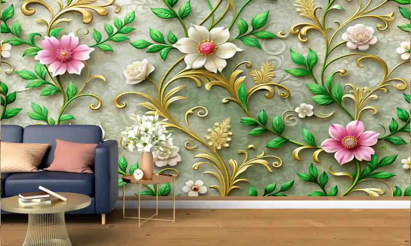 3d illustration flower background decoration 2 3d illustration flower background decoration