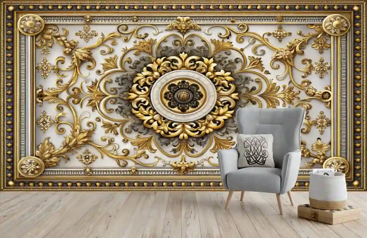 3d ceiling wallpaper classic 3d illustration 2 3d ceiling wallpaper classic 3d illustration Free Download