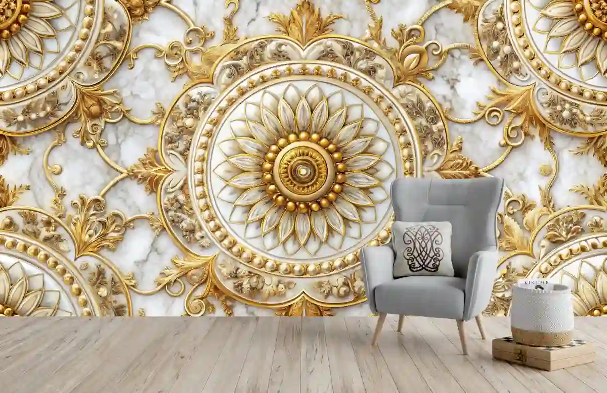 luxury marble seamless pattern background 2 luxury marble seamless pattern with classic floral medallion repeat marbling composition with gold elements modern luxurious background