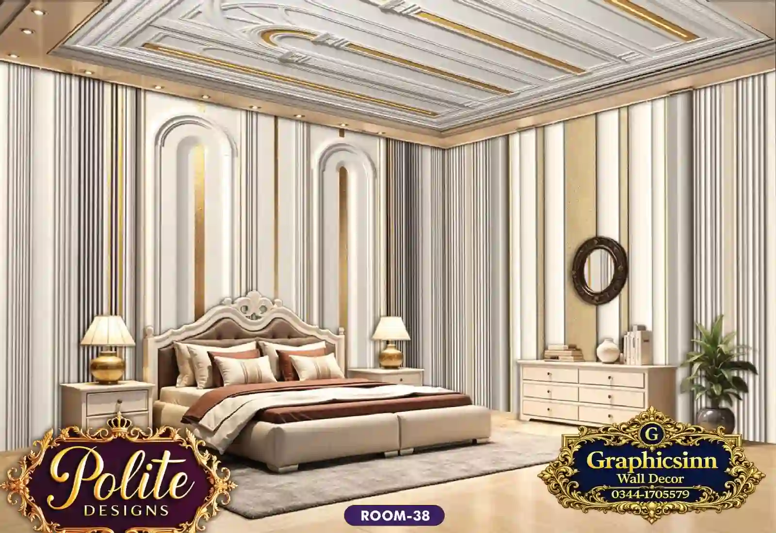 Home 19 3D Wallpaper for Living Room | Polite Design 38