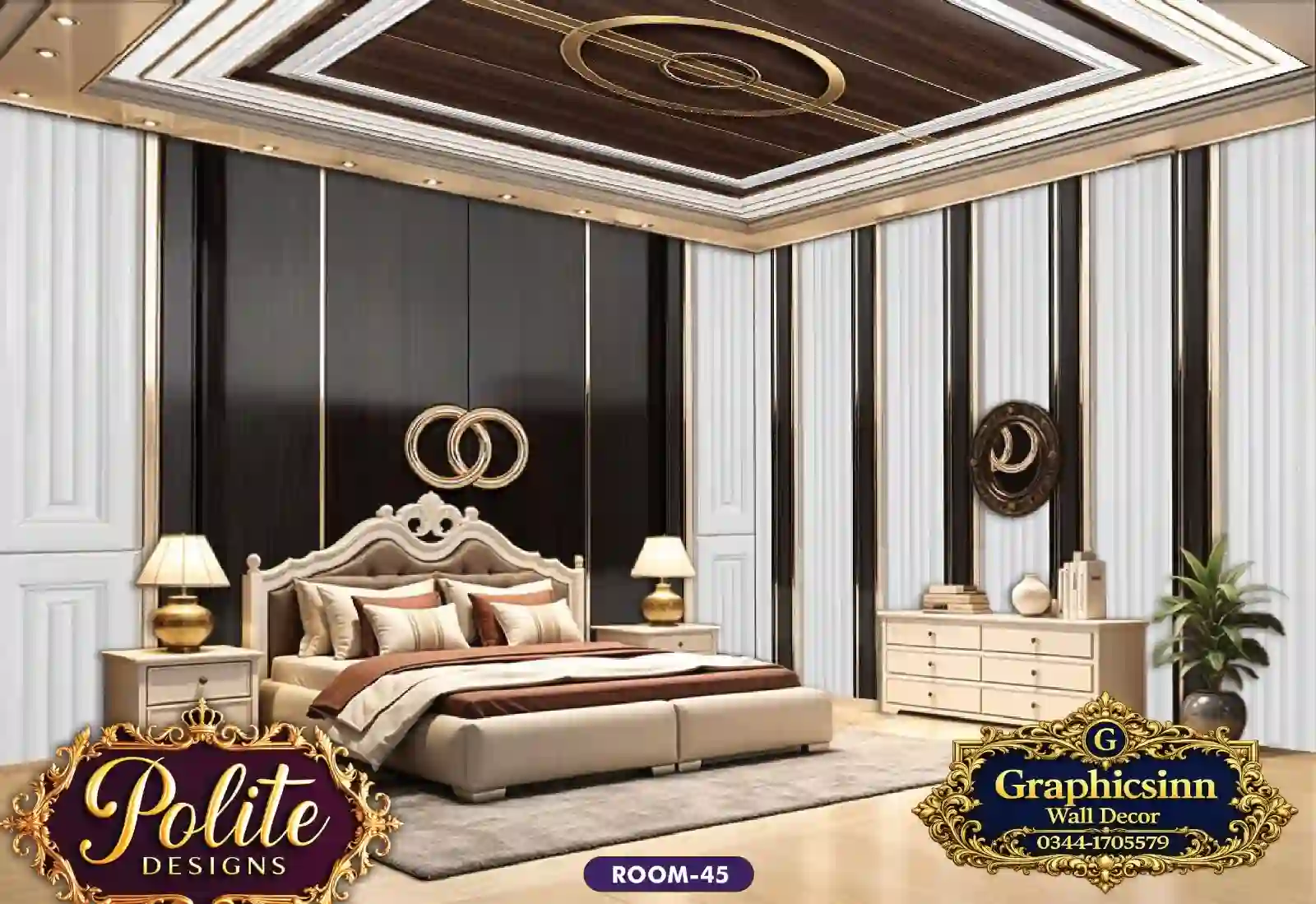 Home 18 3D Wallpaper for Living Room | Polite Design 45