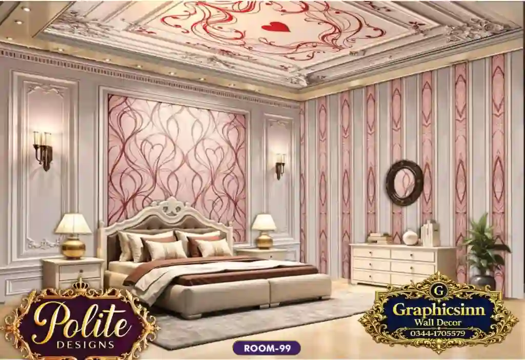 3D Pink Abstract Line Bedroom Wallpaper - Polite Designs 99 1 3D Pink Abstract Line Bedroom Wallpaper Polite Designs 99
