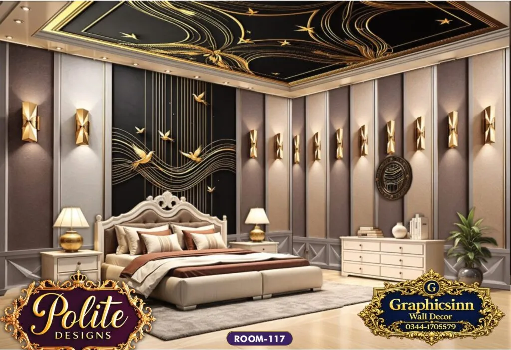 3D Black and Gold Flying Birds Wallpaper HD File - Polite Designs 117 1 3D Black and Gold Flying Birds Wallpaper HD File - Polite Designs 117