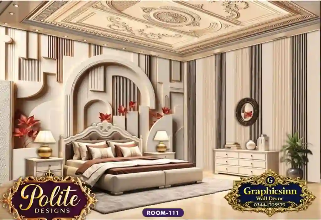 3D Modern Architectural Arch Wallpaper Mural - Polite Designs 111 1 3D Modern Architectural Arch Wallpaper Mural - Polite Designs 111