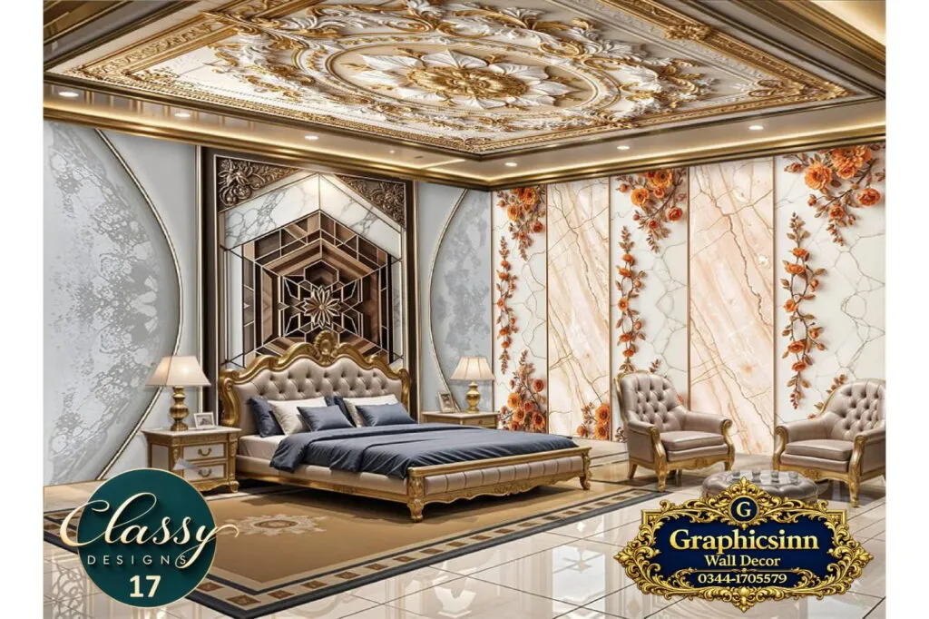 3D Geometric Marble Orange Floral Wallpaper HD File - Classy Designs 17 1 3D Geometric Marble Orange Floral Wallpaper HD File Classy Designs 17